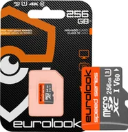 Karty pamięci - Karta Eurolook Karta Pamięci Micro SD Class 10 1 256 GB EUROLOOK - miniaturka - grafika 1