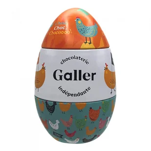 Zestaw czekoladowych cukierków Galler Metal Easter Egg, 15 szt. - Kakao i czekolada - miniaturka - grafika 1