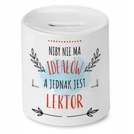 Skarbonki - Skarbonka Dla Lektora na Urodziny na Prezent z Nadrukiem ze Zdjęciem + Opakowanie na prezent (wzór 02) - miniaturka - grafika 1