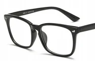 Okulary korekcyjne, oprawki, szkła - Okulary do czytania czarne +2.5 - miniaturka - grafika 1