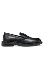 Mokasyny damskie - Geox Mokasyny D Serilda D56WYE 00043 C9999 Czarny - miniaturka - grafika 1