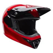 Kaski motocyklowe - Kask Cross BELL MX-10 Mips Wave Czerwony/CzarnyXL - miniaturka - grafika 1