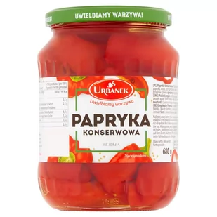 Urbanek Papryka konserwowa 680 g - Pasztet i przetwory mięsne - miniaturka - grafika 1