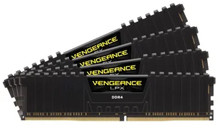 Corsair Vengeance LPX, 32GB moduł pamięci 4 x 8 GB DDR4 2666 Mhz CMK32GX4M4A2666C16 - Dyski SSD - miniaturka - grafika 2