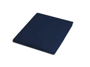 Prześcieradło z satyny bawełnianej 200x220 ciemnogranatowe Darymex - Prześcieradła - miniaturka - grafika 1