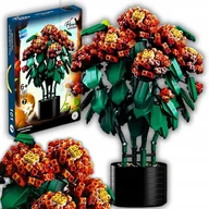 Klocki - Klocki Konstrukcyjne Bukiet 3D Kwiat Lantana Camara 1614el - miniaturka - grafika 1