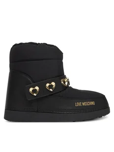 LOVE MOSCHINO Śniegowce JA24182G1NISD00A Czarny - Śniegowce damskie - miniaturka - grafika 1