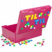 Lunch boxy - Pudełko Śniadaniowe Dla Dzieci Różowe + Klocki - miniaturka - grafika 1