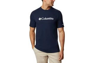 Koszulki męskie - Columbia CSC Basic Logo SS Tee 1680053467  męski t-shirt granatowy - grafika 1