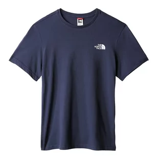 Koszulka The North Face Simple Dome 0A2TX58K21 - granatowa - Koszulki sportowe męskie - miniaturka - grafika 1