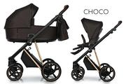 Wózki dziecięce - ROAN IVI 2w1 Choco - miniaturka - grafika 1