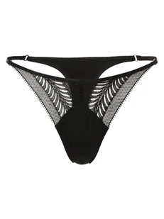 Calvin Klein Stringi Kobiety czarny jednolity, XS - Majtki damskie - miniaturka - grafika 1