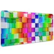 Podkładki na biurko - Podkładka na biurko Kolorowa abstrakcja 100x50 cm - miniaturka - grafika 1