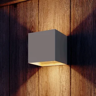 Calex LED kinkiet zewnętrzny z czujnikiem ruchu Volterra, piaskowy, IP44 - Lampy ogrodowe - miniaturka - grafika 1