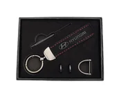 Akcesoria motoryzacyjne - HYUNDAI BRELOK samochodowy HYUNDAI BRELOCZEK do kluczy + pudełko na prezent - miniaturka - grafika 1