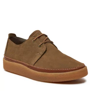 Półbuty Clarks Clarkwood Low 26176868 Oakwood Nubuck - Półbuty męskie - miniaturka - grafika 1