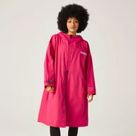 Płaszcze damskie - Regatta Unisex Płaszcz Plażowy Wodoodporny Changing Robe Pink Potion, Rozmiar: L/XL - miniaturka - grafika 1