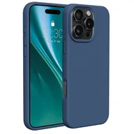 Etui i futerały do telefonów - Etui ETTERI Silicone do Apple iPhone 16 Pro Max Ciemno-niebieski - miniaturka - grafika 1