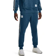 Spodnie męskie - Spodnie dresowe męskie Under Armour Essential Heritage Fleece Jogger - miniaturka - grafika 1