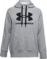 Bluzy damskie - Under Armour Under Armour Rival Fleece Logo Hoodie 1356318-035 szary S - miniaturka - grafika 1