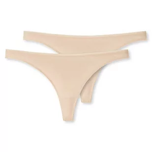 Schiesser Damskie stringi z bawełny ekologicznej - 95/5 Organic, Skóra_174293, 44 - Majtki damskie - miniaturka - grafika 1