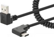 Kable USB - Kabel USB Manhattan USB-A - USB-C Czarny (356220) - miniaturka - grafika 1