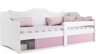 Łóżka - Łóżko pojedyncze JULIA w kolorze białym 160x80 od Interbeds - miniaturka - grafika 1