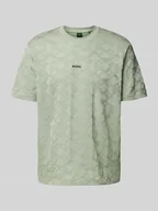 Koszulki męskie - T-shirt z nadrukiem z logo - miniaturka - grafika 1