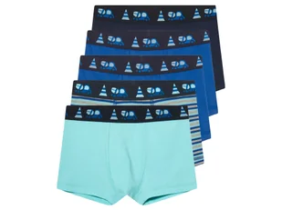 lupilu® Bokserki dziecięce z biobawełną, 5 par (Granatowy/niebieski, 98/104) - Majtki dla dzieci - miniaturka - grafika 1