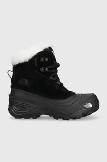 Buty dla dziewczynek - The North Face buty zimowe dziecięce Y SHELLISTA V LACE WP kolor czarny - grafika 1