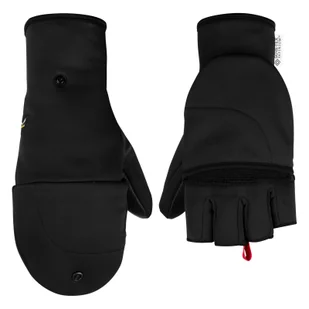Rękawiczki unisex Salewa SESVENNA FOLD BACK WS czarne 00-0000026588_0910 - Rękawiczki - miniaturka - grafika 1