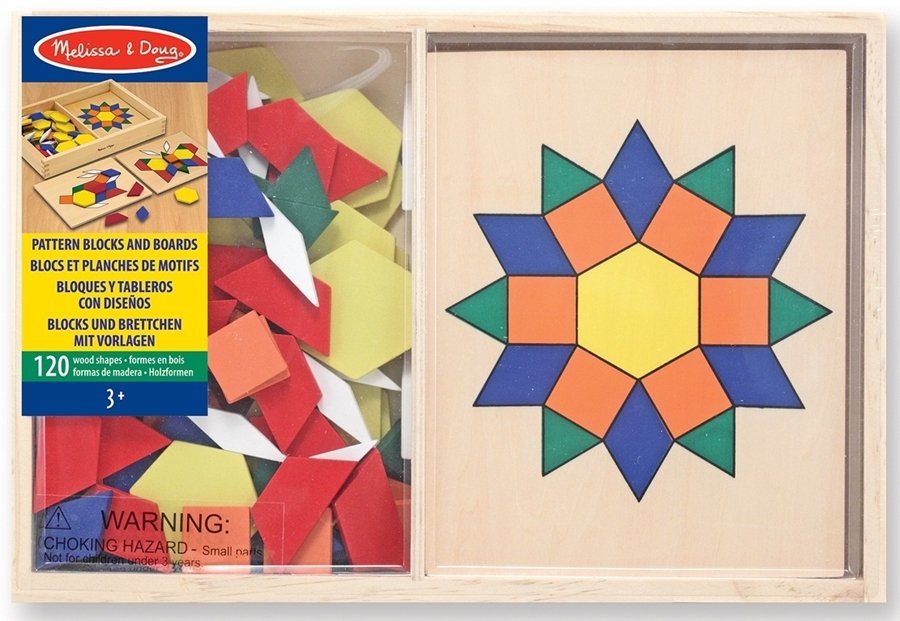Melissa & Doug, klocki drewniane Kształty
