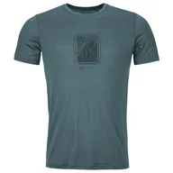 Koszulki sportowe męskie - Koszulka męska Ortovox 120 Cool Tec Mtn Cut Ts M Rozmiar: L / Kolor: niebieski/szary - miniaturka - grafika 1