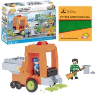 Klocki - Cobi ZAMIATARKA AUTKO POJAZD AUTO CITY TOWN 215 EL. ACTION TOWN KOMPLET + PŁYTKA - miniaturka - grafika 1