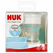 Kubki dla dzieci - NUK KUBEK 160ml 6m+ MAGIC NIEKAPEK USTNIK 360 Z UCHWYTAMI DO NAUKI PICIA - miniaturka - grafika 1