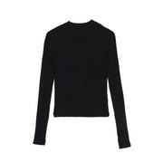 Swetry damskie - Cropp - Czarny sweter z półgolfem - Czarny - miniaturka - grafika 1