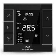 Systemy inteligentnych domów - Termostat Fibaro MCOHome pro vodní topení a kotle V2, Z-Wave Plus (MCO-MH7H-WHB) Czarny - miniaturka - grafika 1