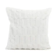 Poszewki na poduszki - Poszewka ERMEL z imitacji futra 45x45 cm HOMLA - miniaturka - grafika 1