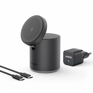 Anker Magnetic Wireless Charger MagGo Black - Ładowarki do telefonów - miniaturka - grafika 1