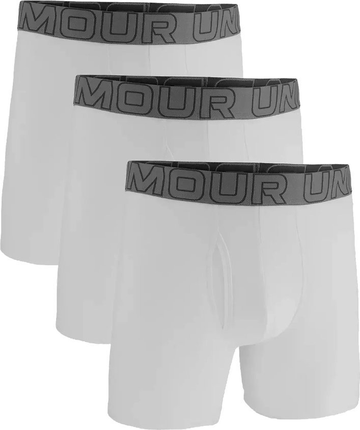 Under Armour Bokserki męskie UNDER ARMOUR Białe - 3 PAK Performance M
