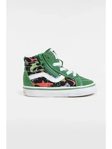 Vans Skórzane sneakersy "SK8-Hi Reissue Side Zip" w kolorze zielonym - Buty dla dziewczynek - miniaturka - grafika 1