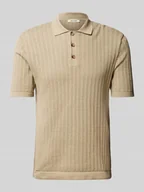 Koszulki męskie - Koszulka polo o kroju regular fit z haftem angielskim model ‘MOON’ - miniaturka - grafika 1