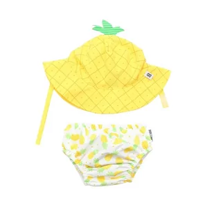 Zoocchini Pieluszka Kąpielowa Z Czapką Ananas S - Pieluchy - miniaturka - grafika 1