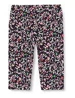 Legginsy - s.Oliver Dziewczęce legginsy Capri z nadrukiem na całej powierzchni, niebieski, 98 cm - miniaturka - grafika 1