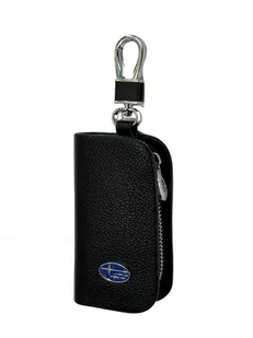 SKÓRZANE ETUI na klucze SUBARU logo KLUCZYK samochodowy ELEGANCKI brelok - Etui na klucze - miniaturka - grafika 1
