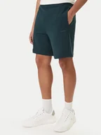 Spodenki męskie - Calvin Klein Szorty sportowe Nano Logo LV04LF244G Zielony Regular Fit - miniaturka - grafika 1