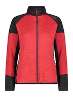 Kurtki damskie - CMP Kurtka polarowa w kolorze czarno-czerwonym - miniaturka - grafika 1