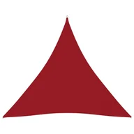 Parasole ogrodowe - vidaXL Trójkątny żagiel ogrodowy, tkanina Oxford, 6x6x6 m, czerwony 135680 - miniaturka - grafika 1