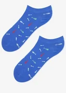 Skarpetki męskie - Męskie bawełniane stopki w rybie ości Footies Men Fishbones Marilyn - miniaturka - grafika 1