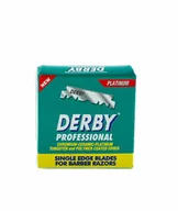 Maszynki do golenia i wkłady - DERBY Żyletki połówki golenia brzytwą 100 szt. - miniaturka - grafika 1